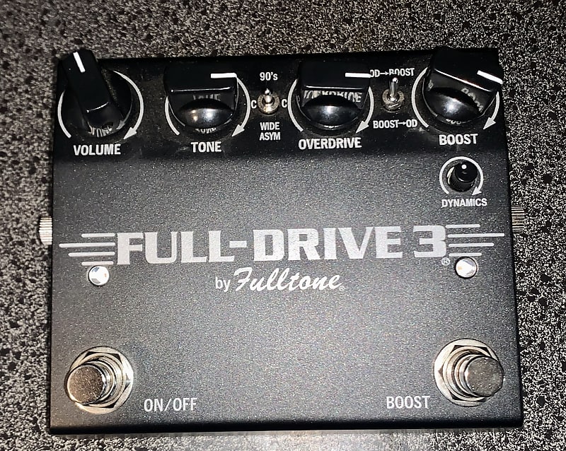 Fulltone Full Drive 3 guitar effects pedal over drive boost | Reverb