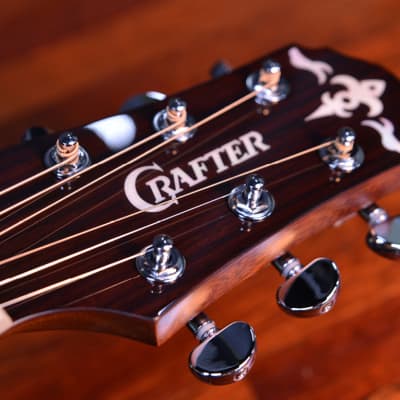 Crafter KGAE 18 SR PREMIUM GA Acoustic Guitar Top Back Solid Dual Source Pickup image 6