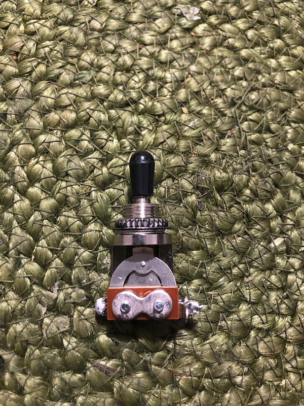 ESP 3 Way Toggle Switch, Chrome, Black Tip Reverb