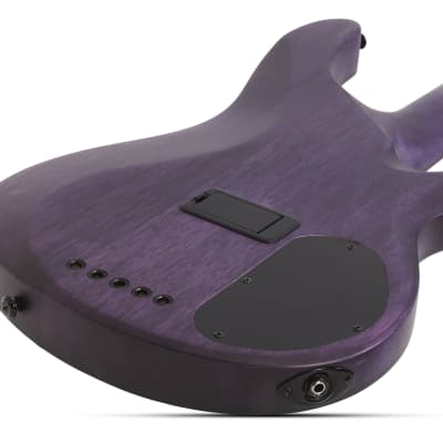 Schecter C-5 GT Bass LH Satin Trans Purple image 7