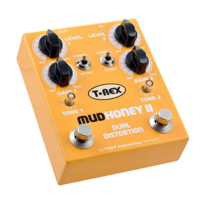 T-Rex Mudhoney II Dual Distortion Effects Pedal image 2