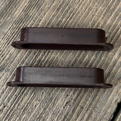 Fender Musicmaster Duo Sonic Mustang pickup covers Brown 1959 1960 1961 1962 1963 1964 Pre CBS image 2
