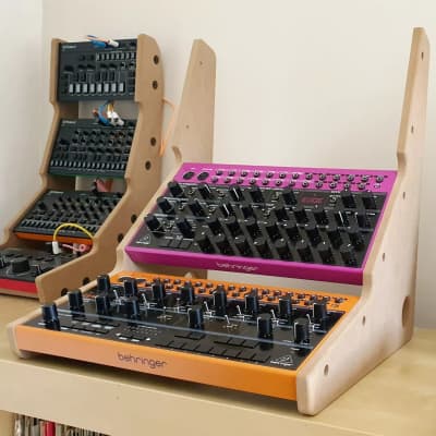 Behringer Crave, Edge & Spice - MDF Triple Stand from Synths And Wood