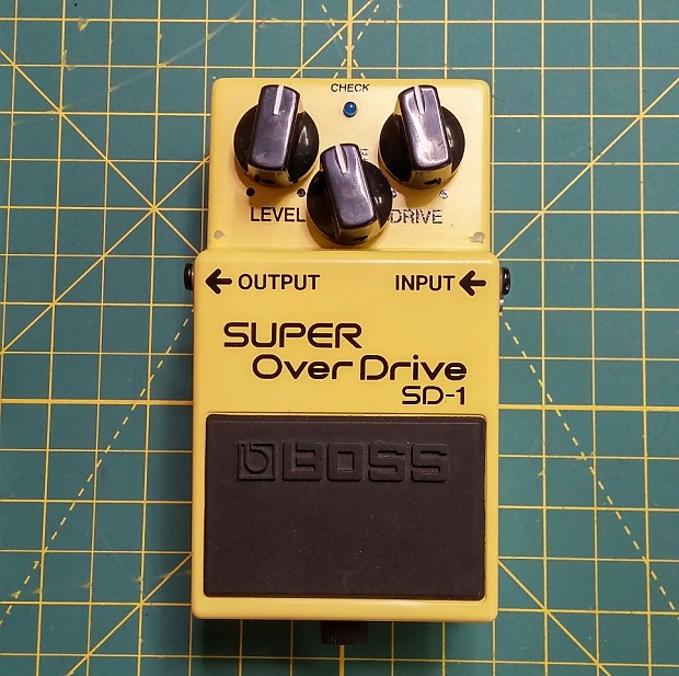Boss Super-Overdrive (modified) Yellow | Reverb