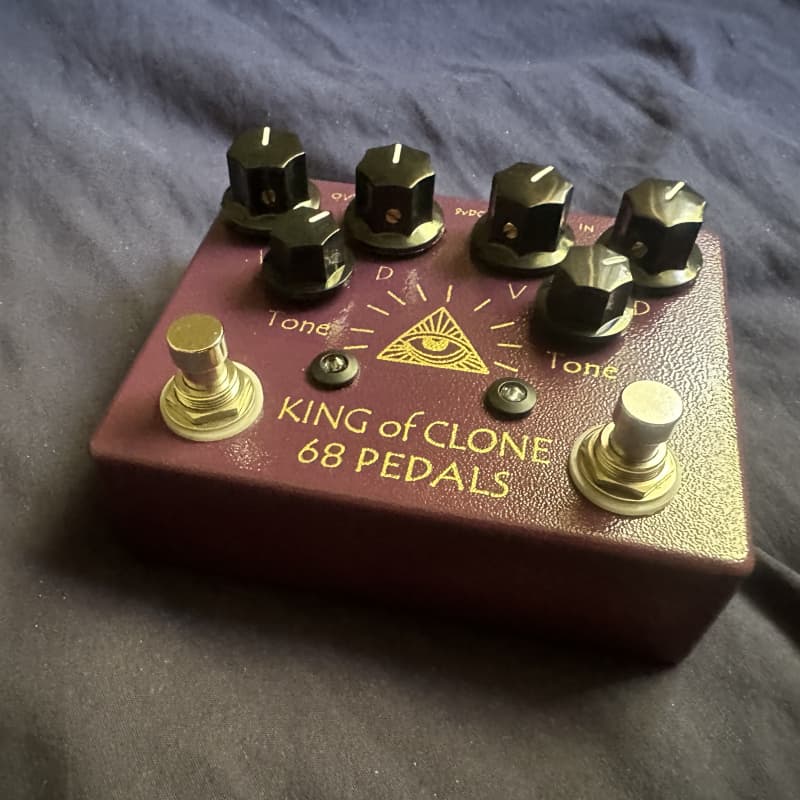 68 Pedals King of Clone Dual Overdrive Pedal | Reverb