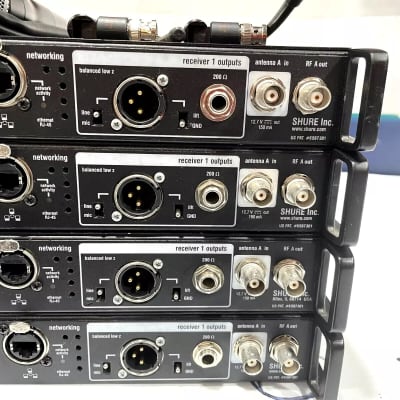 Shure UR4D+ Dual Wireless Receiver W/(2)URUR2 Handheld Transmitters #2416 (One)THS image 17