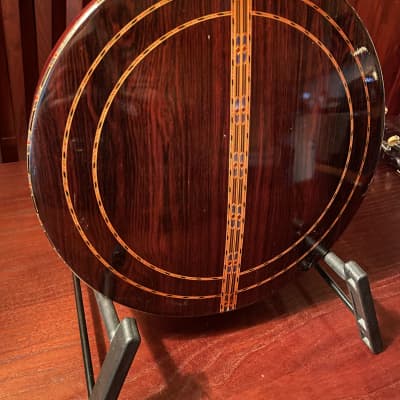 Stromberg Marimba Brazilian Rosewood Five Resonator Banjo Conversion  w/ Original Tenor Neck Circa 1925 image 6