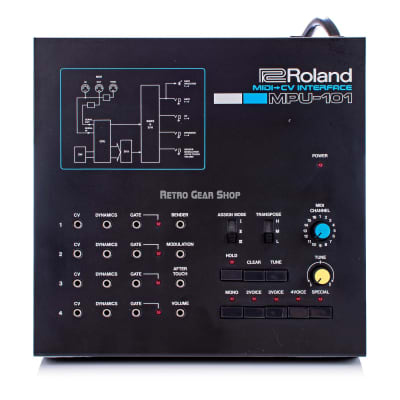 Roland MPU-101 Midi to CV Converter Rare MPU101 Vintage Analog Synth Synthesizer Eurorack image 1