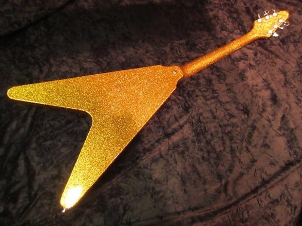 Gibson Flying V 1980 Gold | Reverb