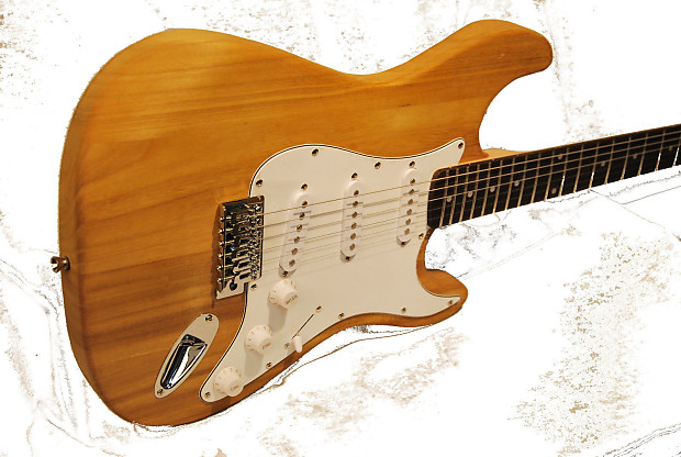 Stratocaster, Natural Wood Finish | Reverb