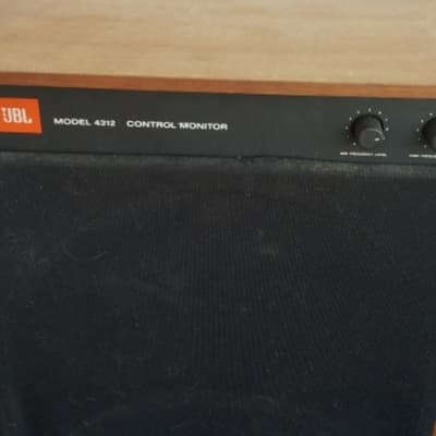 JBL 4312 STUDIO CONTROL MONITORS Speakers PAIR EXCELLENT! 1980's