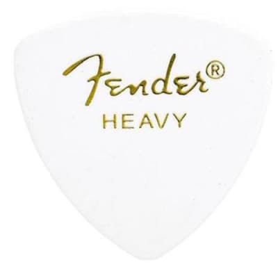 Fender 346 Classic Celluloid Guitar Picks - WHITE - HEAVY - 72-Pack (1/2 Gross) image 3