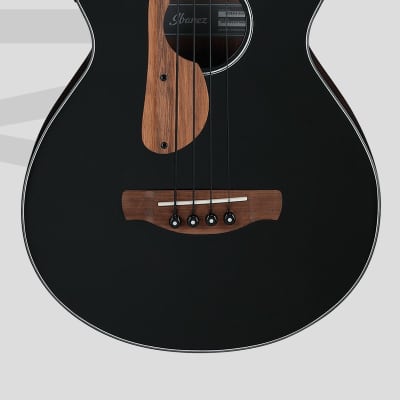 Ibanez AEGB24E-BKH Cutaway 4 String Acoustic Bass - Black High Gloss image 1