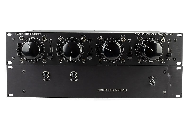 Shadow Hills Quad GAMA 4-Channel Mic Preamp with PSU image 2