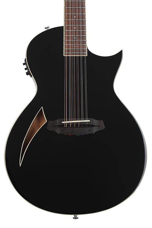 ESP LTD TL-12 12-string Acoustic-electric Guitar - Black image 1