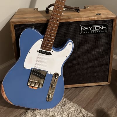 Big River/ Fender Telecaster**Lake Placid Blue Nitro Relic**Onamac “Tall Blues” Tele Set** image 5