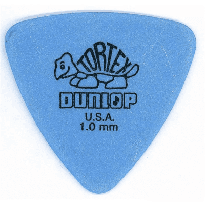 Dunlop 431R10 Tortex Tri 1.0mm Triangle Guitar Picks (72-Pack)