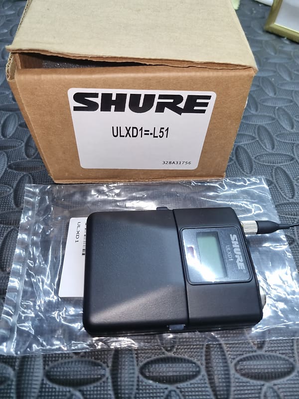 Shure ULXD1 Bodypack Tx 2019 Black - L51 band | Reverb