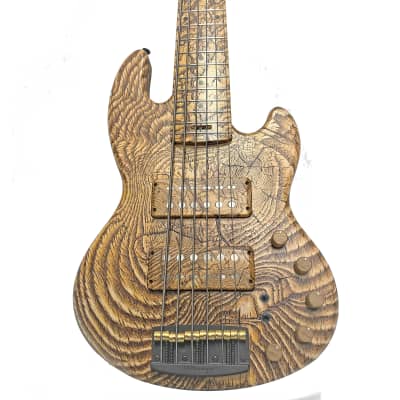 Form Factor Audio Wombat Pyro-Graphic 6-String Custom Bass Guitar 35" Scale image 3