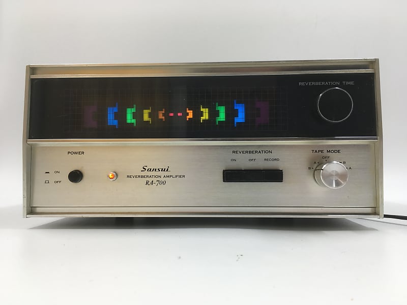 Sansui RA700. Vintage Reverberation Amplifier. Reverb