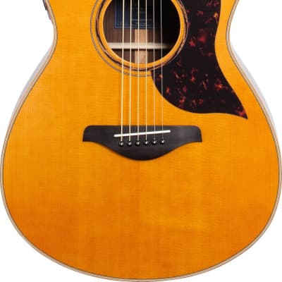 Yamaha AC3R ARE Solid Wood Concert Acoustic-Electric Guitar, Vintage Natural image 2