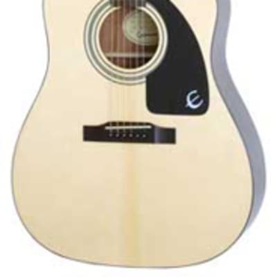 Epiphone AJ100CE Jumbo Acoustic Electric Guitar Natural image 1