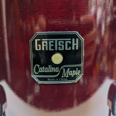 Super Clean! Gretsch Catalina Maple 9 X 12" Wine Red Lacquer Tom - Looks & Sounds Excellent image 2