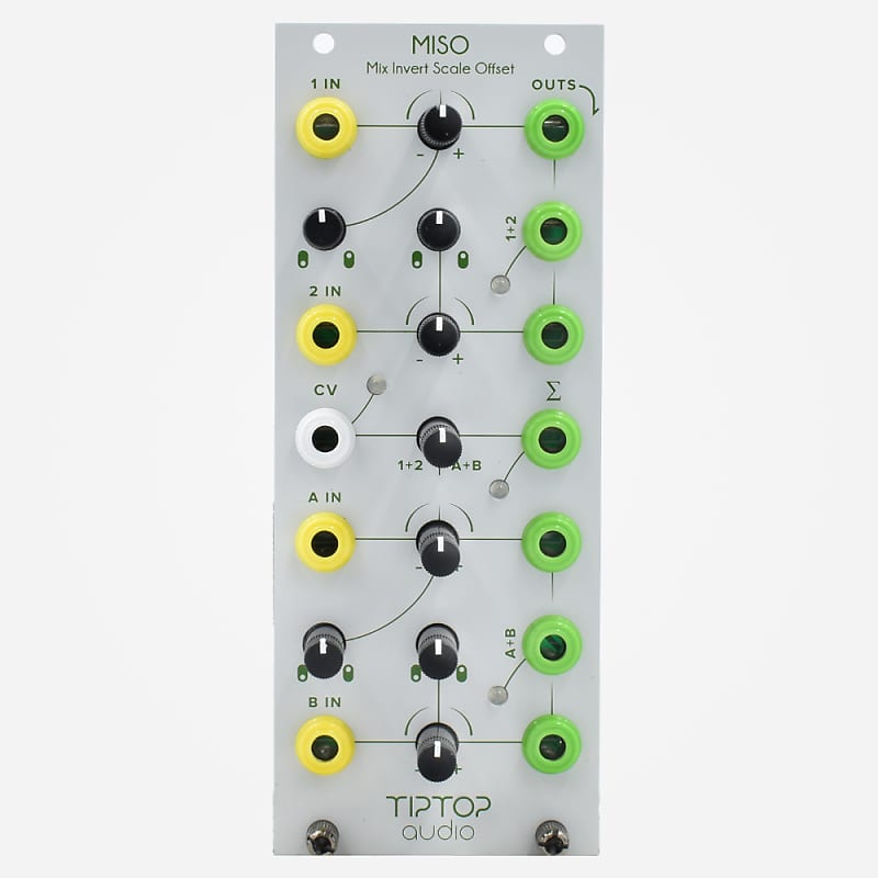 Tip Top Audio MISO Eurorack Mixer and Attenuator Offset Reverb