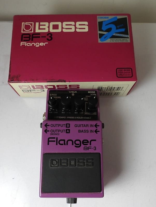 Boss BF3 Flanger Effects Pedal Free USA Shipping Reverb