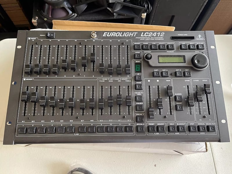 Behringer Behringer Eurolight LC2412 Light Lighting Console 24 Channel DMX  Controller. 131