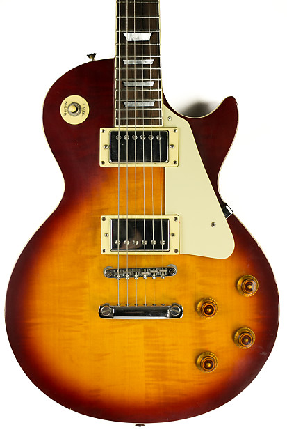 1990's Epiphone Les Paul Standard Sunburst | Reverb