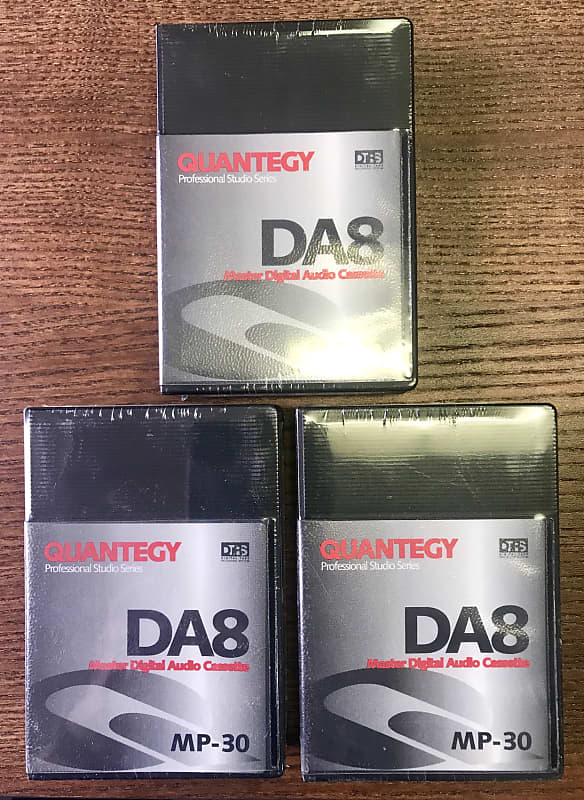 Quantegy DA8 MP-30 Digital Audio Cassette DAT - 113 Minutes - 3 pack image 1