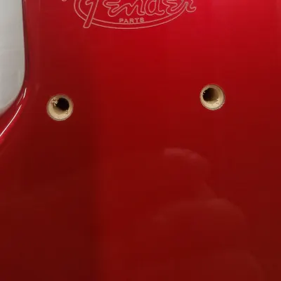 Custom Fender Stratocaster Gilmour Inspired "Red Strat" Candy Apple Red EMG DG20 with Gigbag image 10