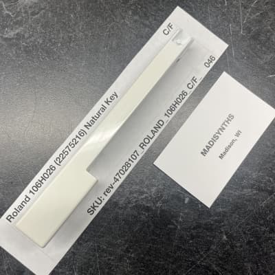 ORIGINAL Roland Replacement C/F Key (106H026) for Juno-1/6/60/106, Jupiter-6/8, HS-10/60, SH-101, VK-09, JX-3P, W-30, D-10/20