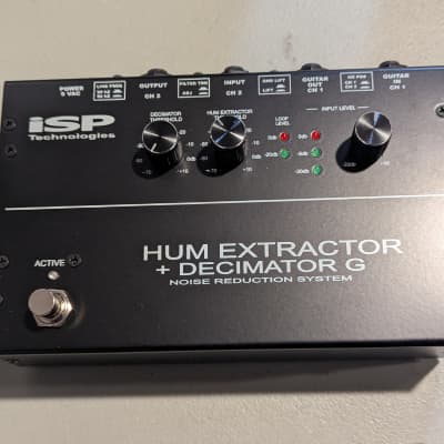 ギター iSP HUM EXTRACTOR + DECIMATOR G ISP Technologies Hum Extractor + Decimator G Noise Reduction
