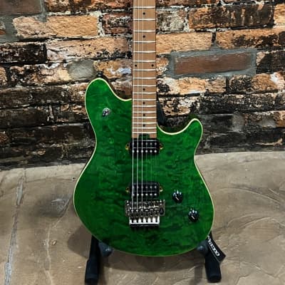 EVH Wolfgang WG Standard QM with Baked Maple Fretboard 2021 - Present - Transparent Green for sale