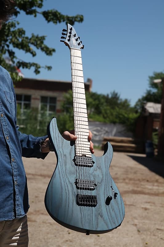 Lepsky Dominator 7 2020 Transparent Blue | Reverb Finland