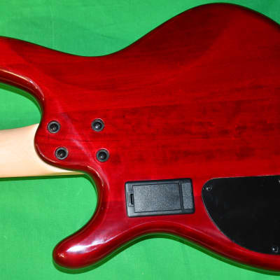 Cort Action Bass Plus TR 4-String - Trans Red image 5
