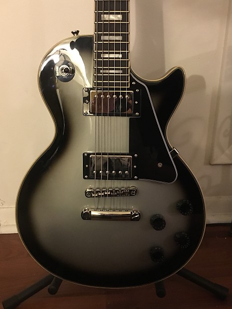 Epiphone les paul custom pro deals silverburst