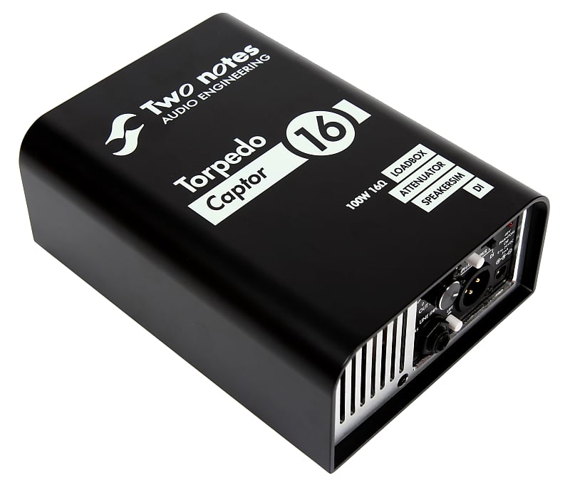 Two Notes Torpedo Captor (16ohm) | Compact Analog Reactive Load Box, Attenuator & Amp DI image 1