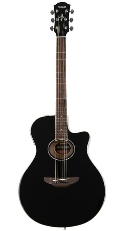 Yamaha APXT2 3/4 Size Acoustic/Electric Cutaway Guitar Black image 1