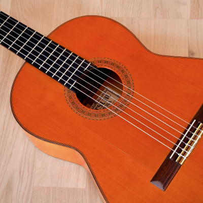 1976 Mitsuru Tamura 1500 Vintage Flamenco Nylon String Acoustic Guitar w/ Case image 7