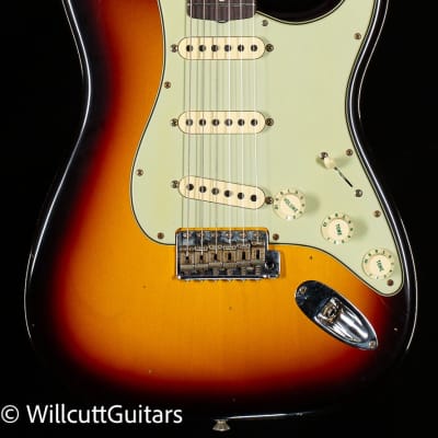 Fender Custom Shop Willcutt True '62 Stratocaster Journeyman Relic 3-Color Sunburst Large C (029) image 3
