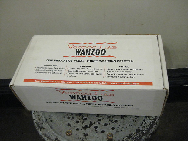 Voodoo Labs Wahzoo Wah Wah Pedal w/Box and Manual image 1