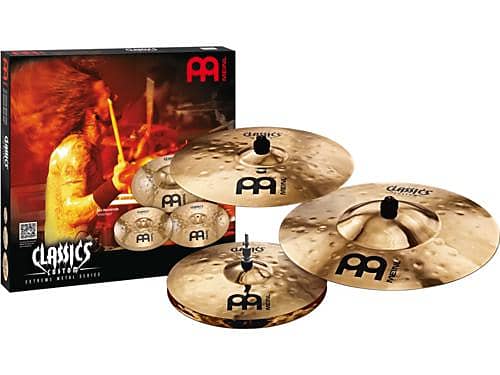 Meinl Cymbals Classics Custom Series Extreme Metal 3-Piece Cymbal Pack (Used/Mint) image 1