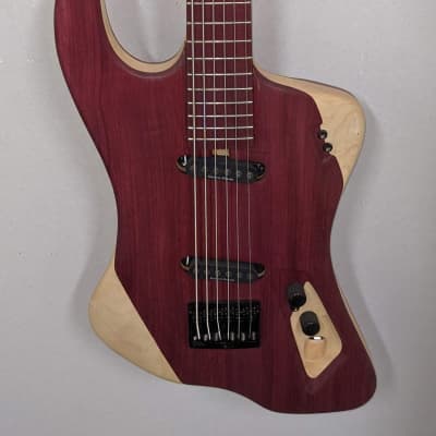 Something Awesome. Low30 Bass VI Purpleheart/Maple image 8