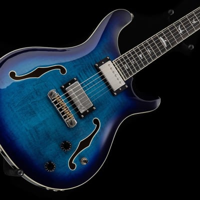 Prs SE Hollowbody II Faded Blue Burst image 1