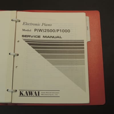 Kawai P-160, P-260, P-360, P-1000, P-2500 Service Manual image 7