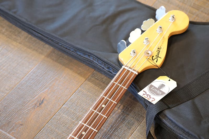 Squier Precision Bass 4 String Electric Bass Guitar Blonde Reverb UK