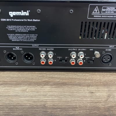 Gemini DJ Workstation CDM-3610 | Reverb